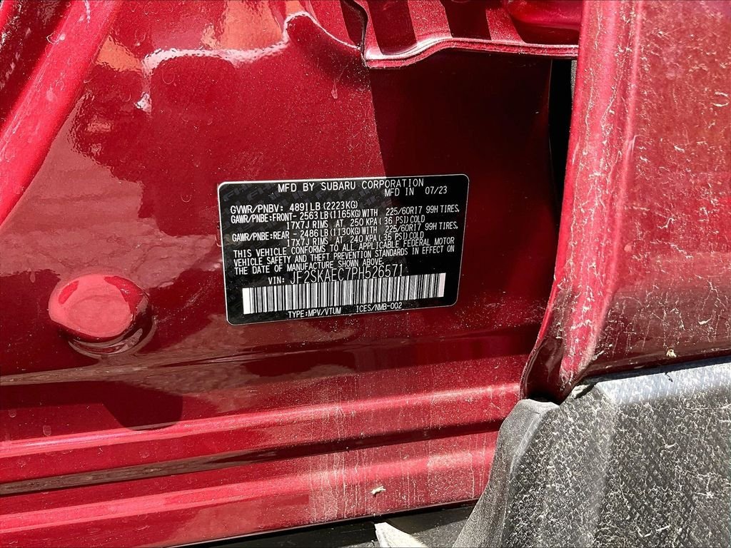 Used 2023 Red Subaru Premium image 9