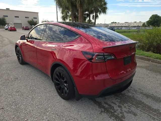Used 2021 Red Multi-Coat Tesla Long Range image 3