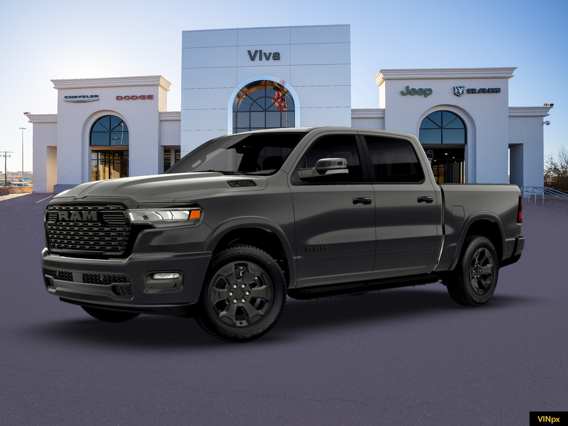 New 2026 Granite Crystal Metallic Clearcoat RAM Big Horn/Lone Star image 2