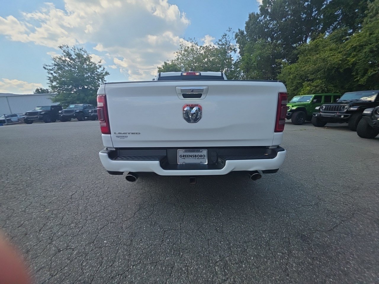 Used 2022 Bright White Clearcoat Ram Limited image 6