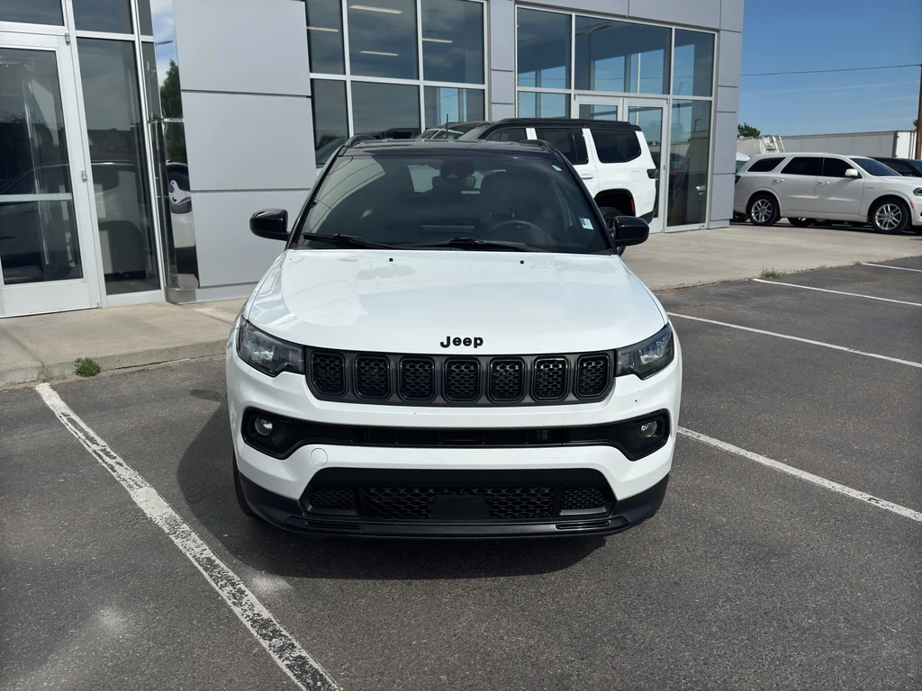 Used 2023 Bright White Clearcoat Jeep Altitude image 8