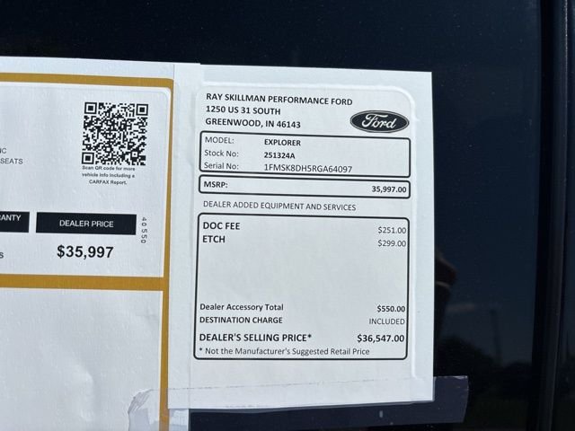 Used 2024 Black Ford XLT image 3