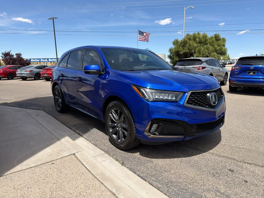 Used 2020 Apex Blue Pearl Acura SH-AWD A-Spec image 5