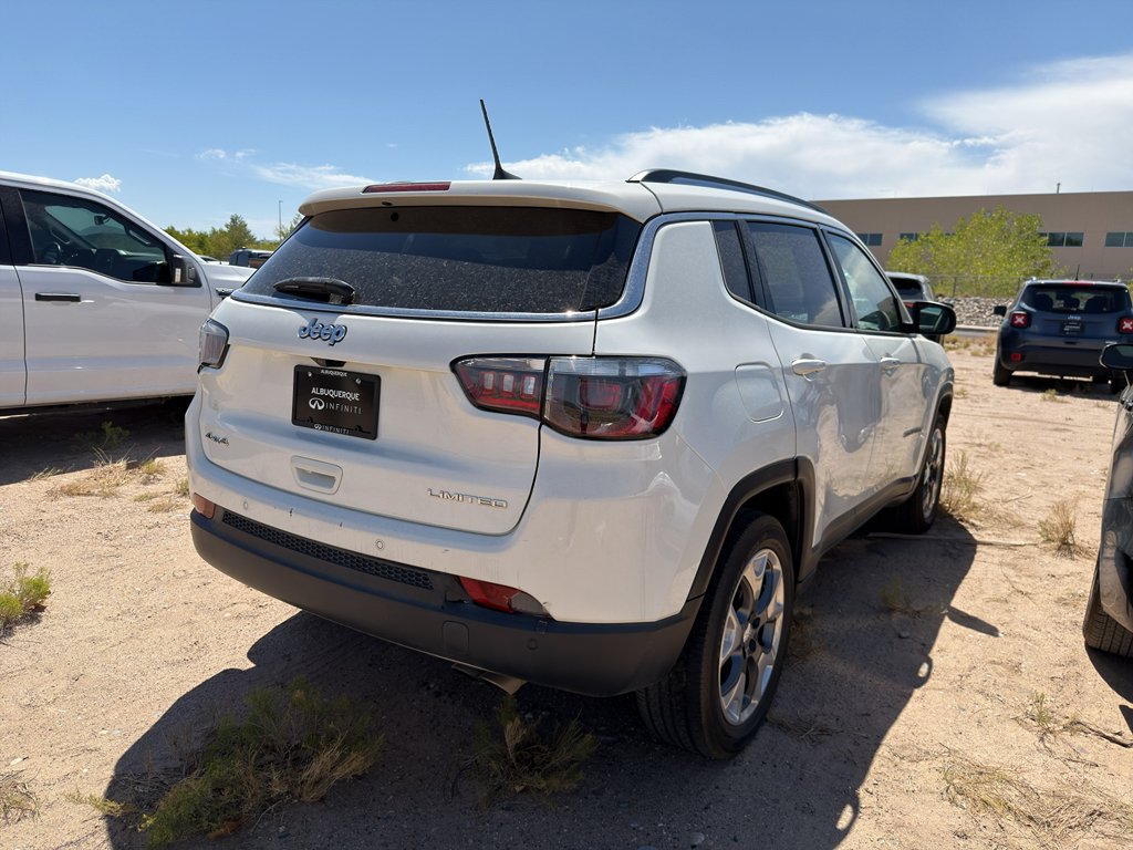 Used 2021 White Clearcoat Jeep Limited image 4