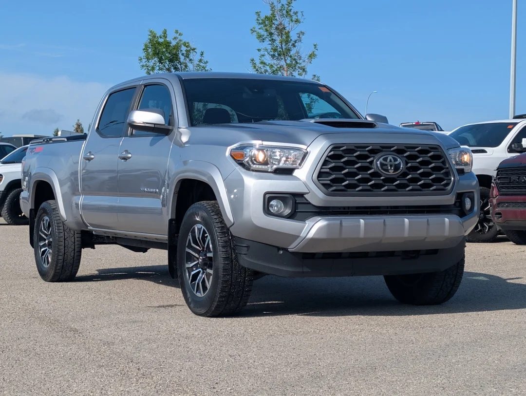 Certified Used 2020 Silver Toyota TRD Sport Double Cab - - 4WD - 8 Touch screen - Toyota Safety Sense - Lane Departure & More! image 2