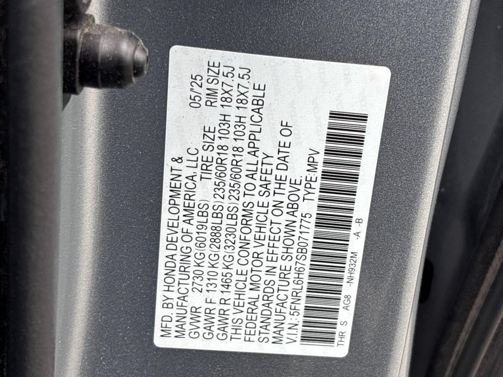 Used 2025  Honda EX-L image 11