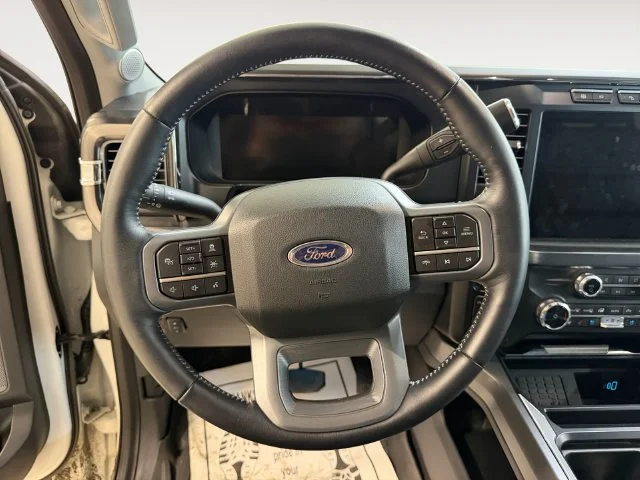 Certified Used 2024 White Metallic Ford Lariat image 13