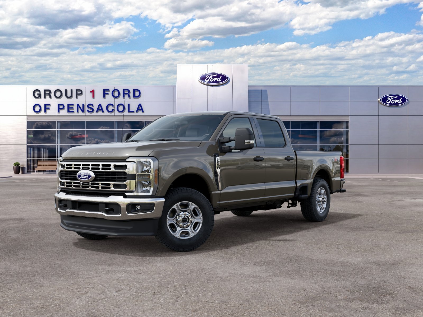 New 2027 Marsh Gray Metallic Ford F-250® XLT image 2