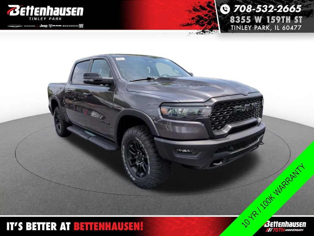 New 2026 Granite Crystal Metallic Clear-Coat Exterior Paint RAM Rebel image 2