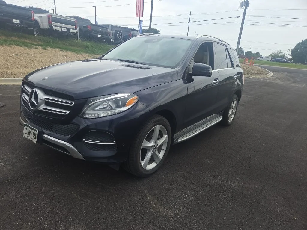 Certified Used 2018 Blue Mercedes-Benz GLE 350 image 3