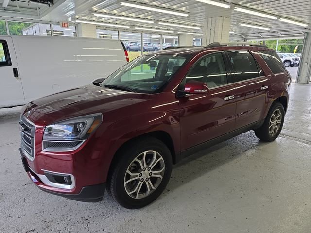 Used 2015 CRIMSON RED TINTCOAT GMC SLT image 2