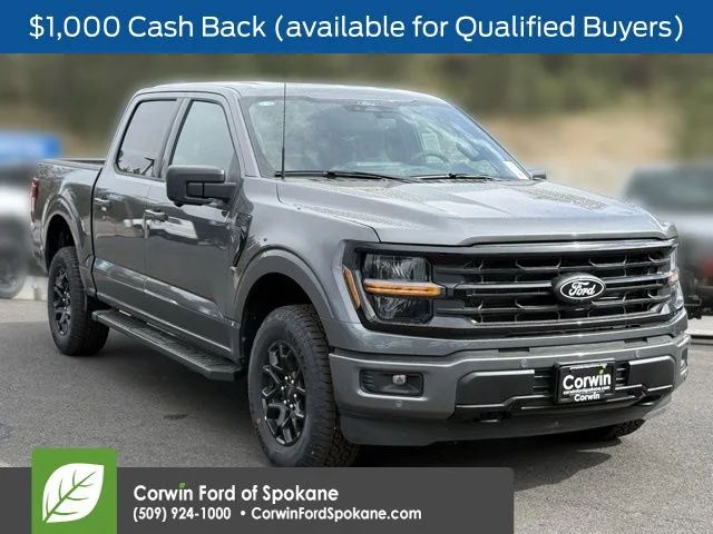 New 2026 Carbonized Gray Metallic Ford XLT image 1