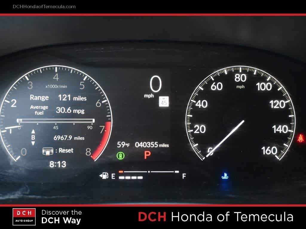 Used 2023 Crystal Black Pearl Honda LX image 7