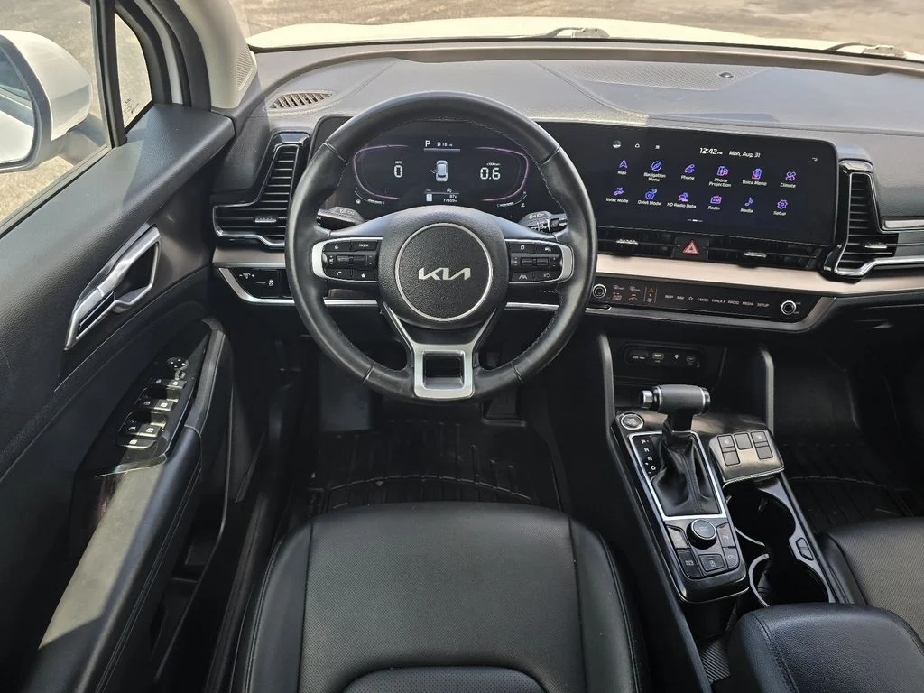 Used 2023 Glacial White Pearl Kia EX image 13