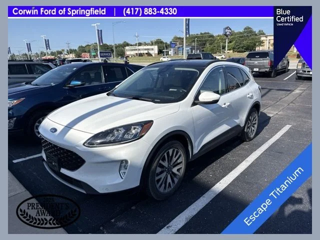 Certified Used 2020 Star White Ford Titanium image 1