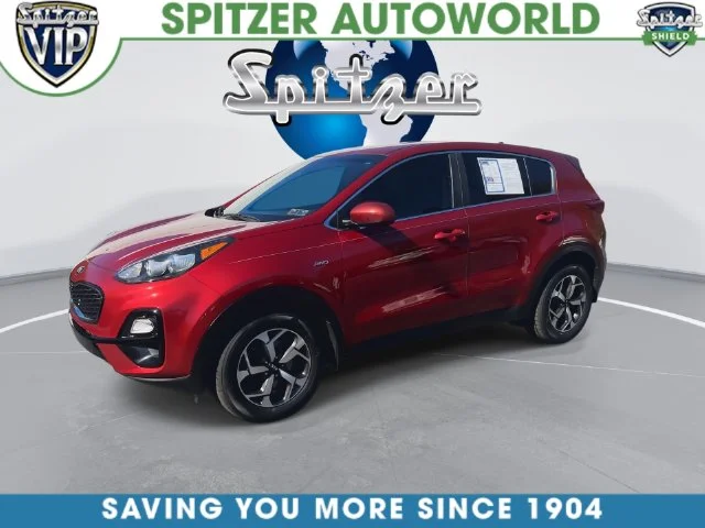 Used 2020 Red Kia LX image 8