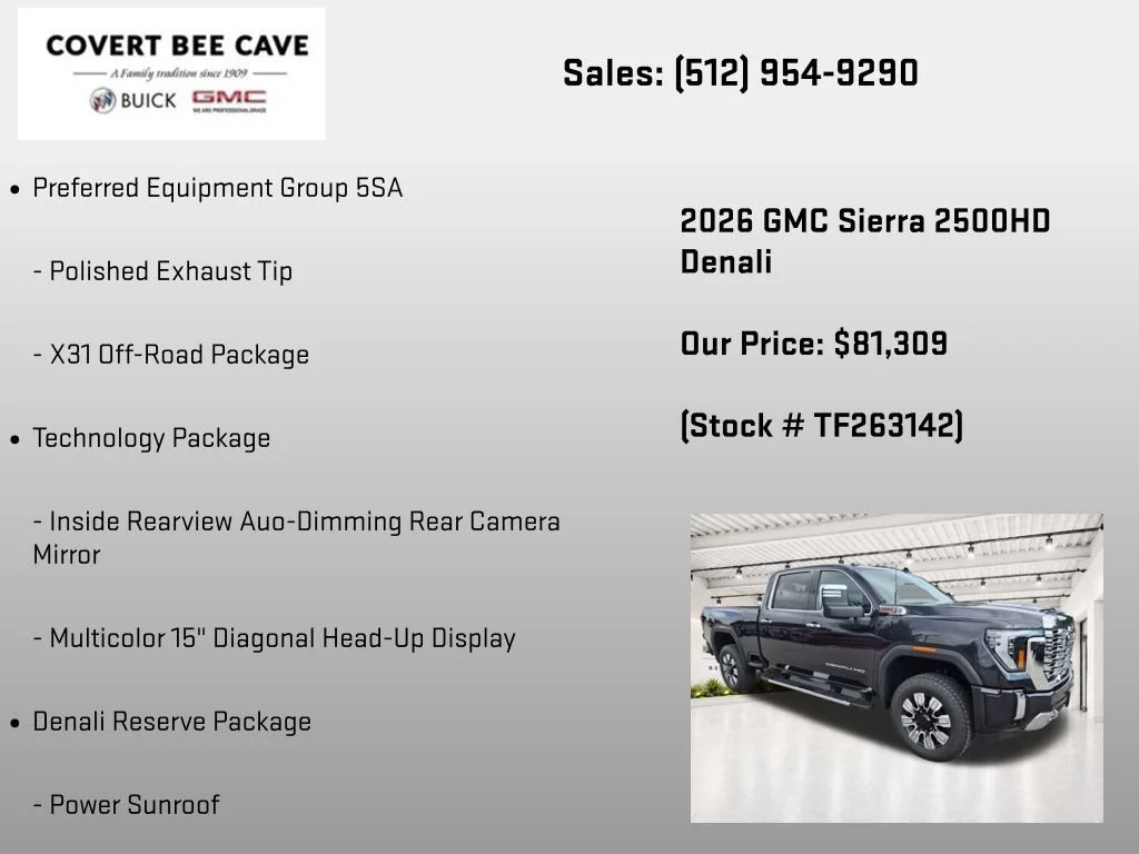 New 2026 Titanium Rush Metallic GMC Denali image 38