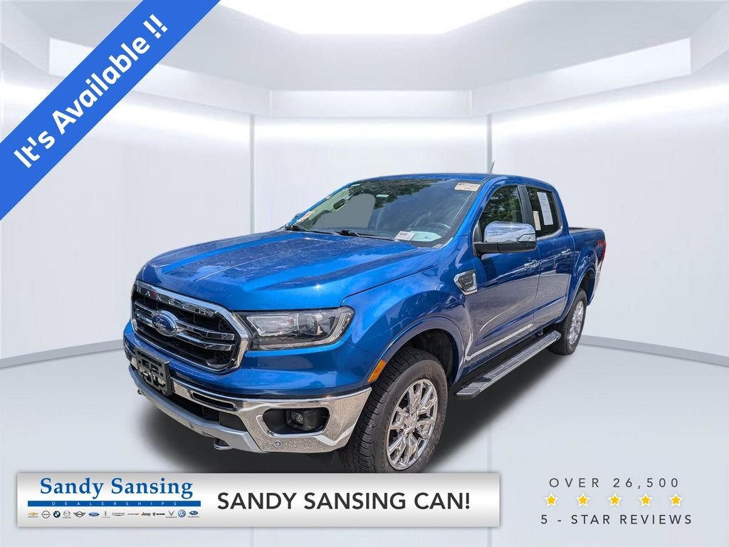 Used 2020 Blue Ford Lariat image 1