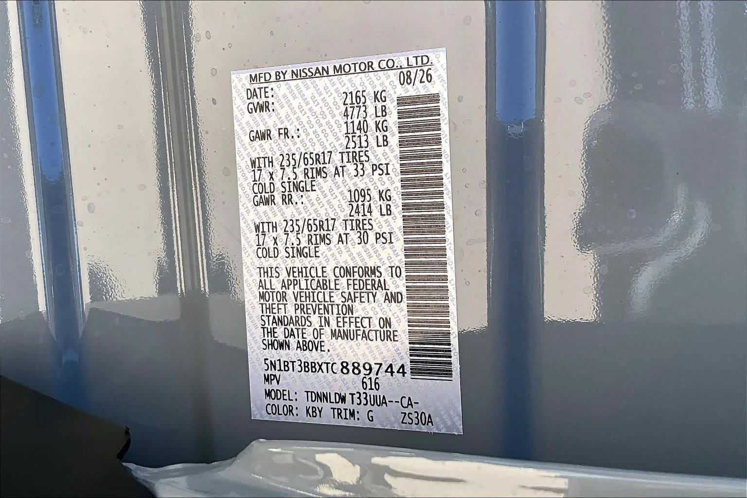 New 2026 Boulder Gray Pearl Nissan Rock Creek image 18