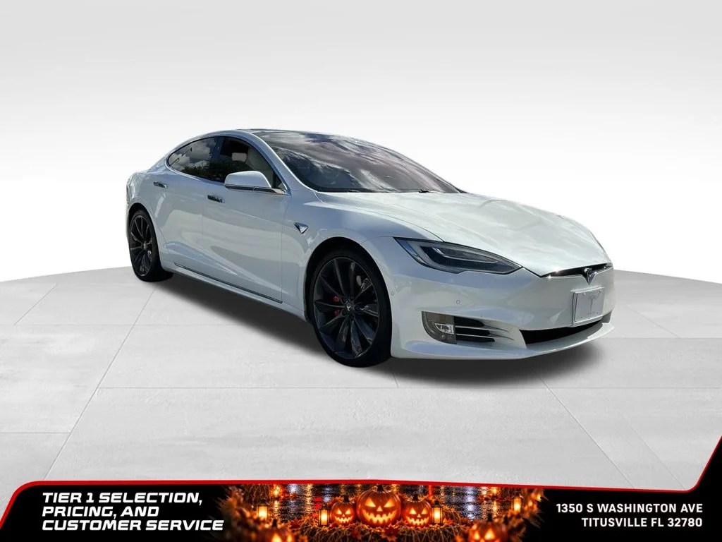 Used 2017 White Tesla 100D image 10