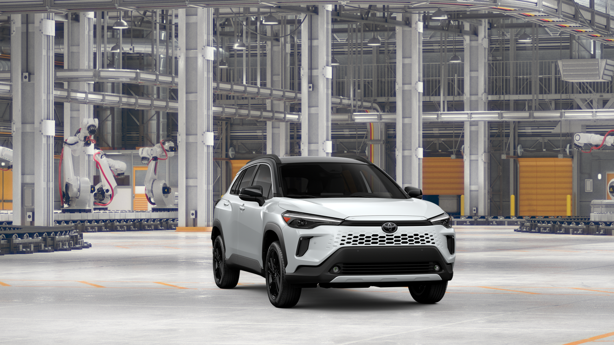 New 2026 Wind Chill Pearl with Jet Black roof Toyota Hybrid XSE image 16