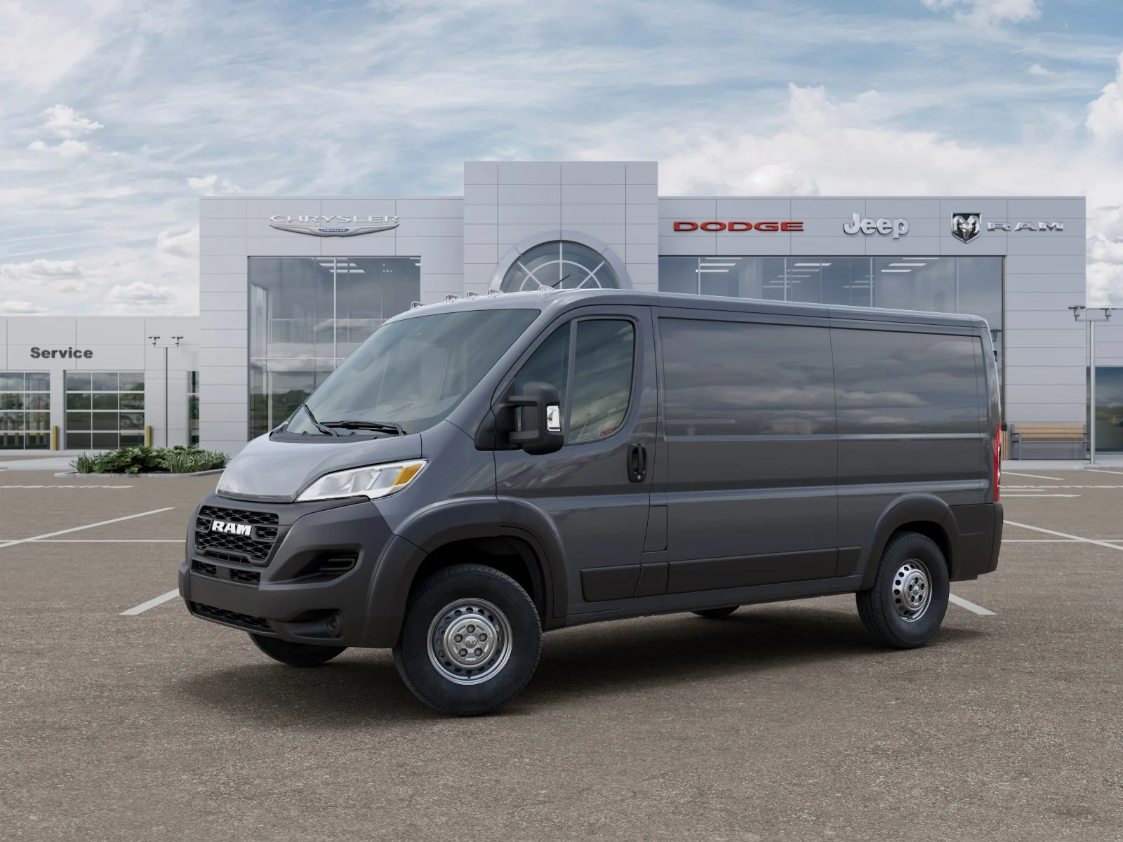 New 2026 Ceramic Gray Clear-Coat Exterior Paint RAM Low Roof image 29