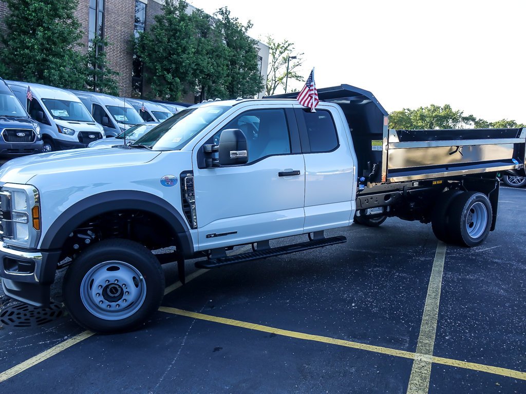 New 2026 Oxford White Ford 11' Dump Body image 7