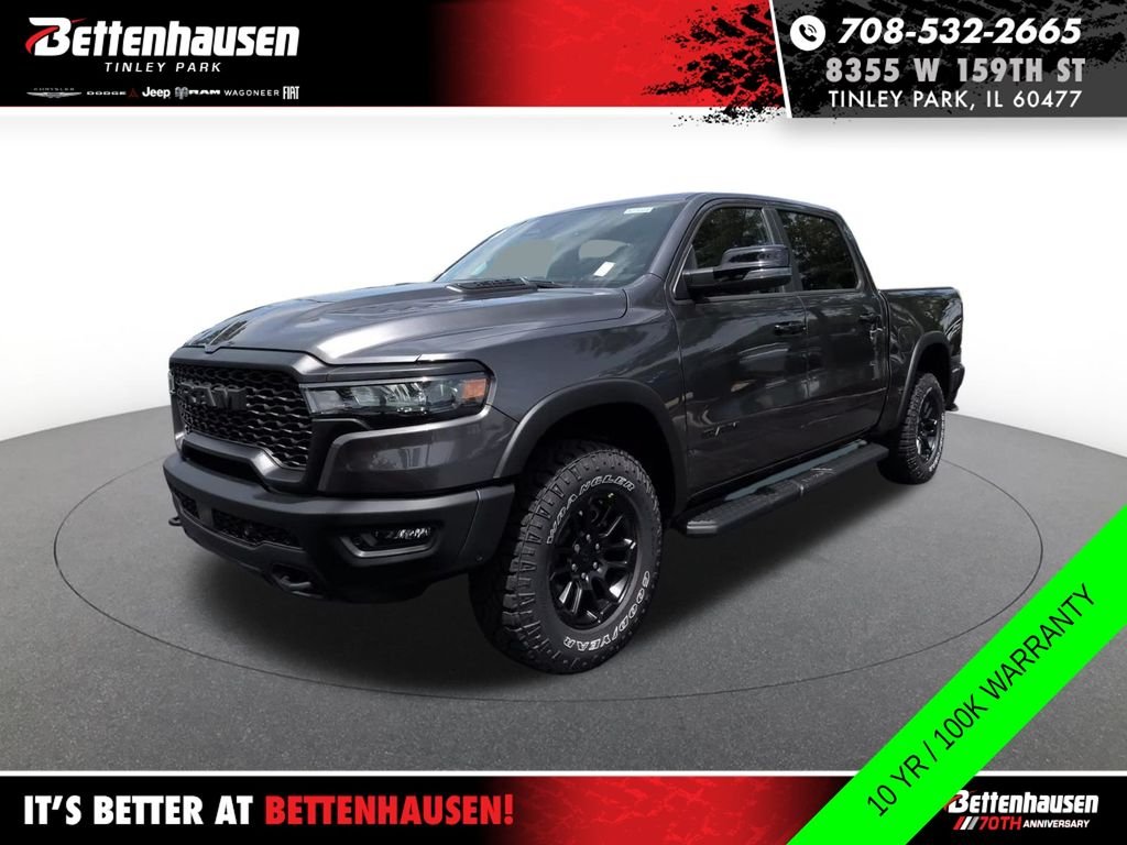 New 2026 Granite Crystal Metallic Clear-Coat Exterior Paint RAM Rebel image 1