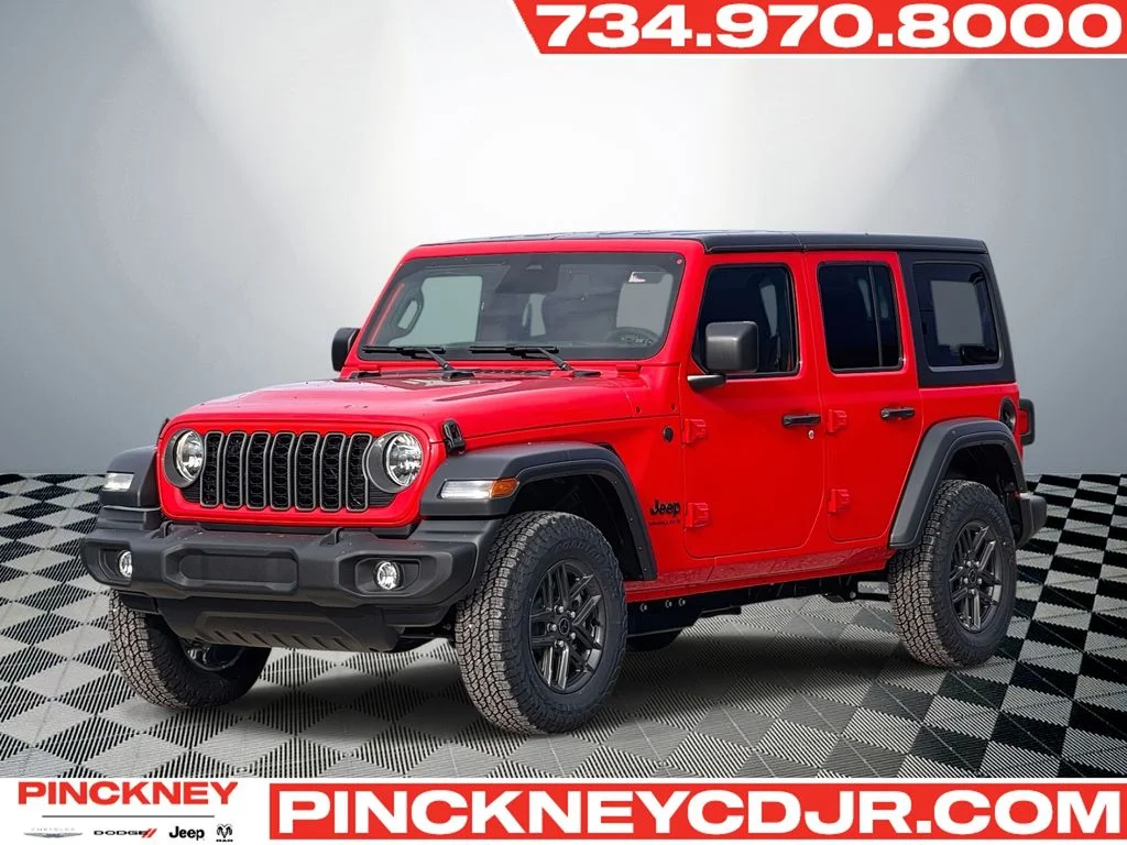 New 2026 Firecracker Red Clearcoat Jeep Sport S image 1
