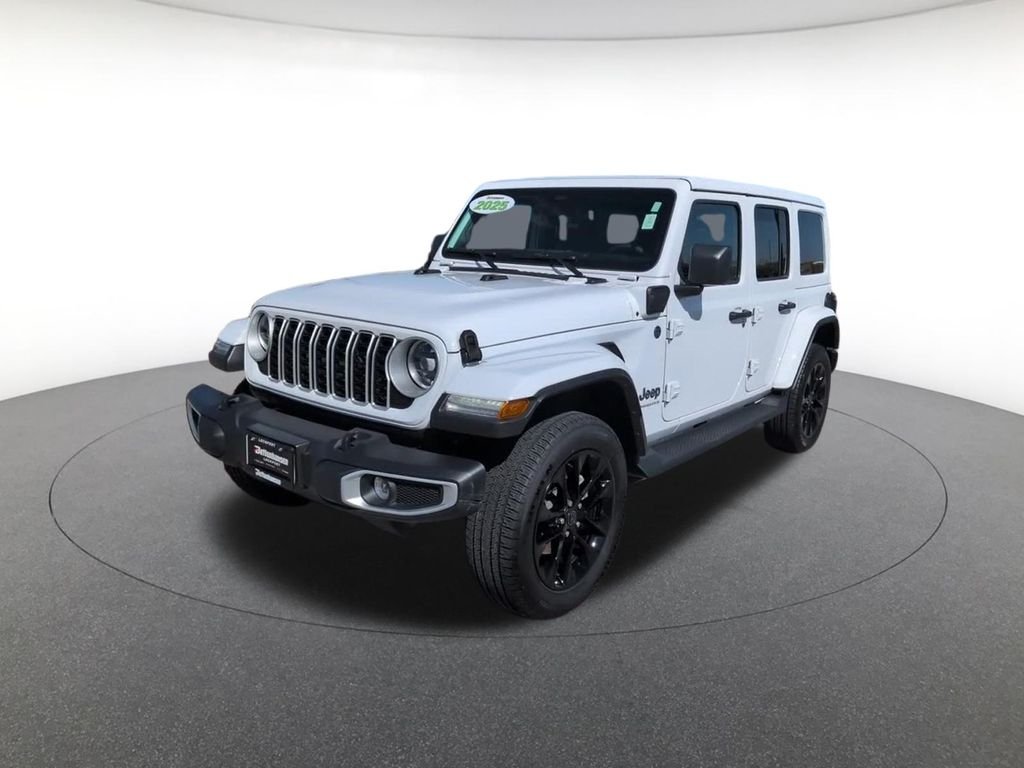 Used 2025 Jeep Wrangler 4xe Sahara 4XE with VIN 1C4RJXP6XSW601035 for sale in Tinley Park, IL