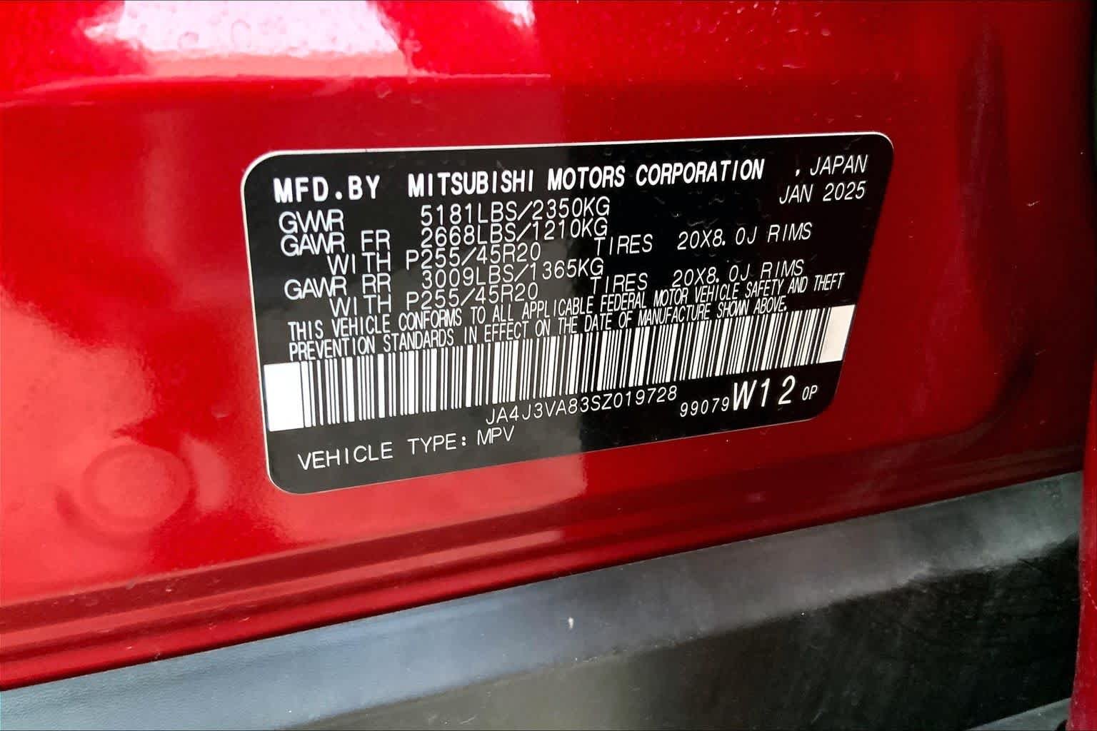 Used 2025 Red Diamond Mitsubishi SE image 35