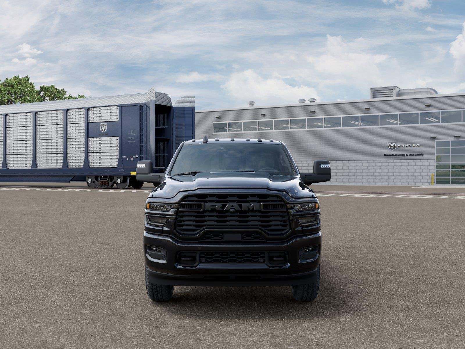 New 2026 Diamond Black Crystal Pearl-Coat Exterior Paint RAM Big Horn image 6