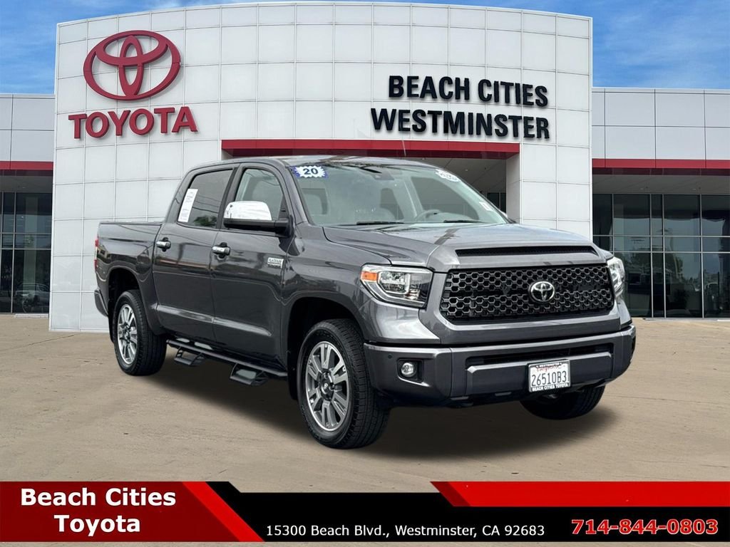Used 2020 Gray Toyota Platinum image 2