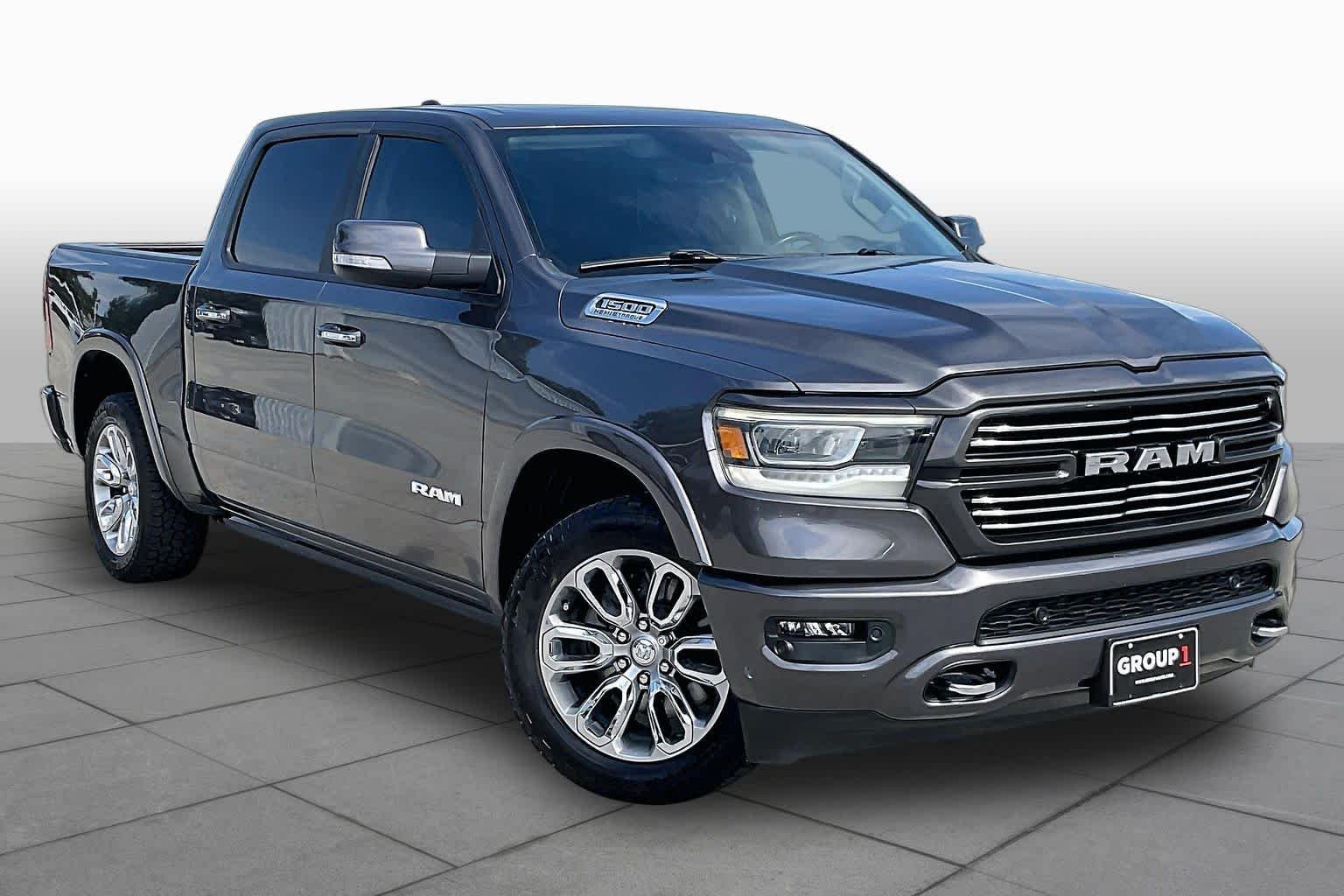 Used 2022 Granite Crystal Metallic Clearcoat Ram Laramie image 3