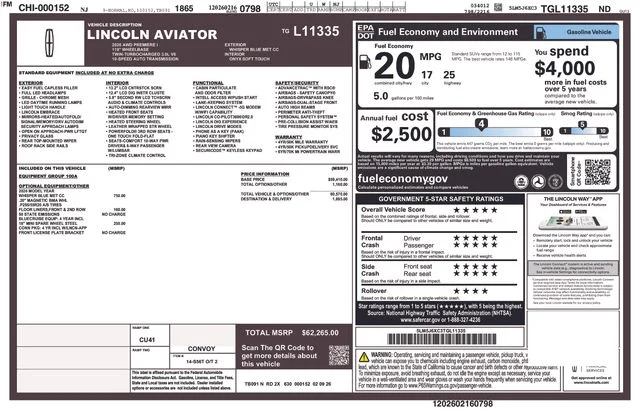 New 2026 Whisper Blue Metallic Clearcoat Lincoln Premiere® image 54