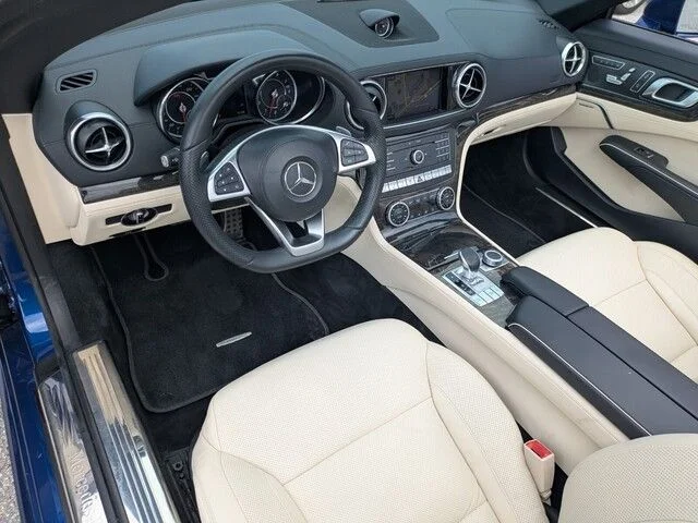 Used 2017 Blue Mercedes-Benz SL 450 image 12
