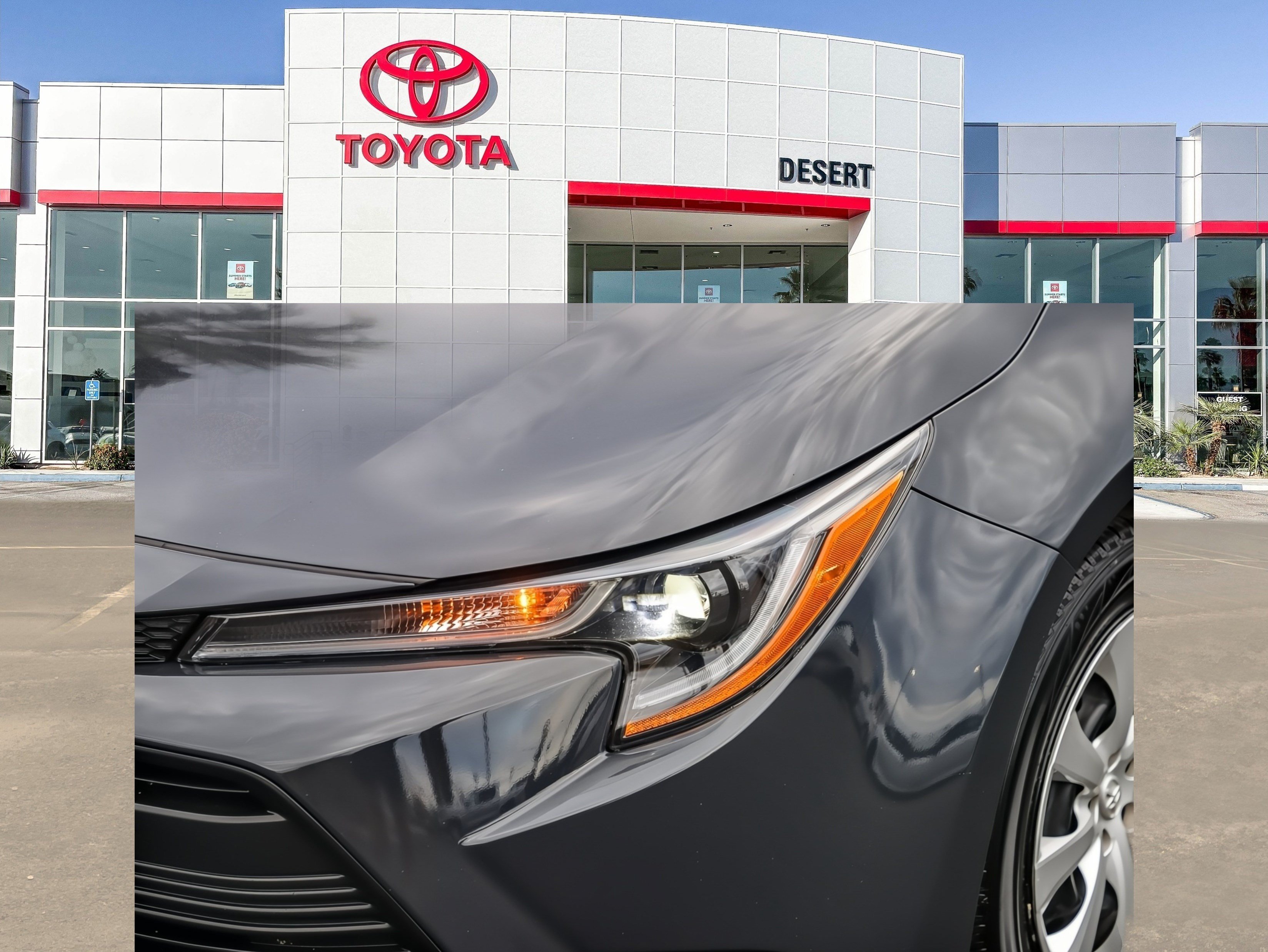 Used 2024 Underground/Midnight Black Metallic Toyota LE image 4