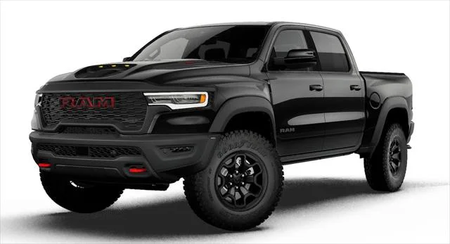 New 2027 Diamond Black Crystal Pearl-Coat Exterior Paint RAM TRX image 13