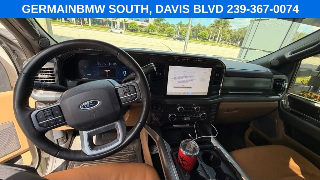 Used 2024 White Metallic Ford Lariat image 31