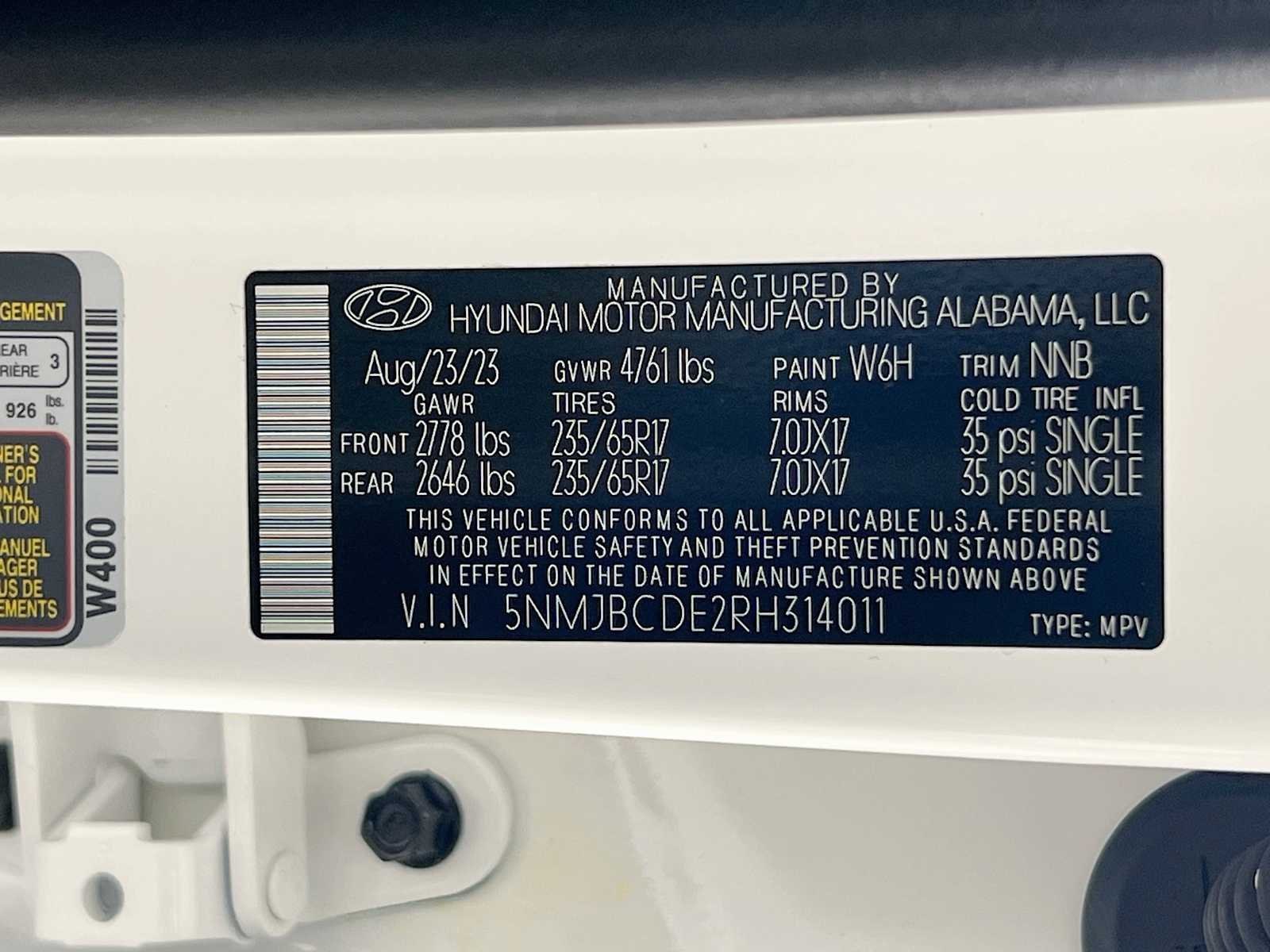 Used 2024 White Pearl Hyundai SEL image 32