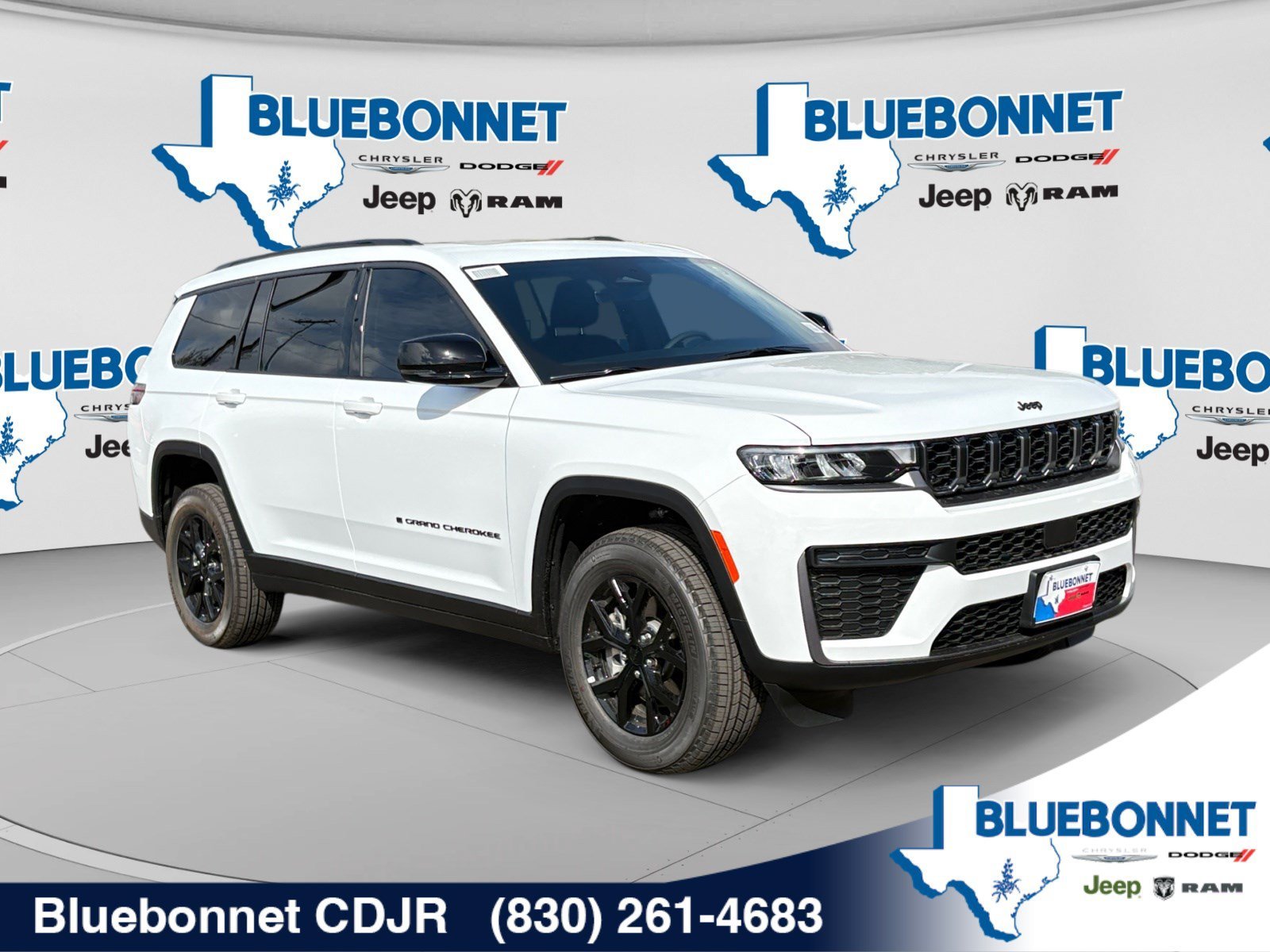 New 2026 Bright White Clear-Coat Exterior Paint Jeep Laredo Altitude image 3