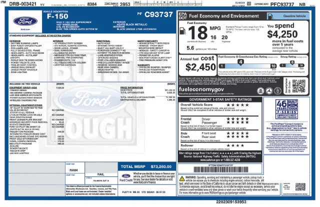 Certified Used 2023 Agate Black Metallic Ford Tremor image 36