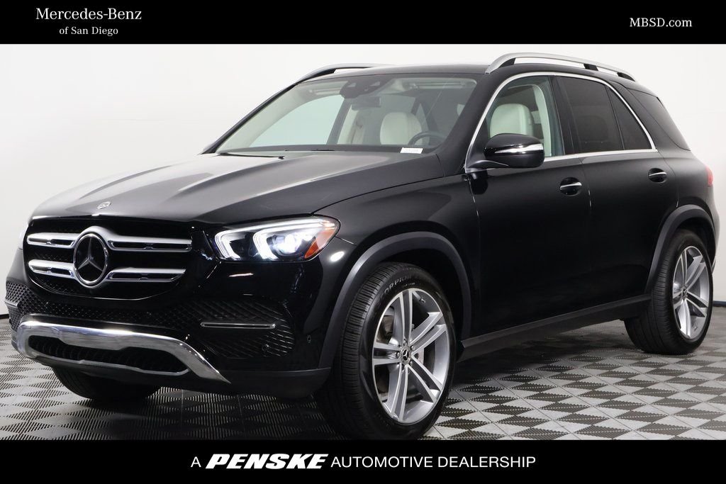 Certified Used 2021 Black Mercedes-Benz GLE 350 image 1