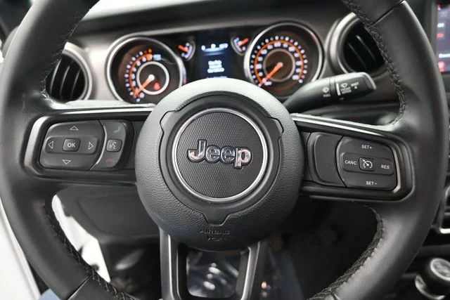 Used 2022 Bright White Clearcoat Jeep Unlimited Willys image 14