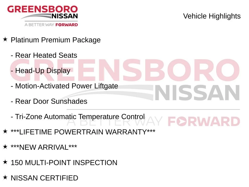 Used 2024 Gray Nissan Platinum image 9