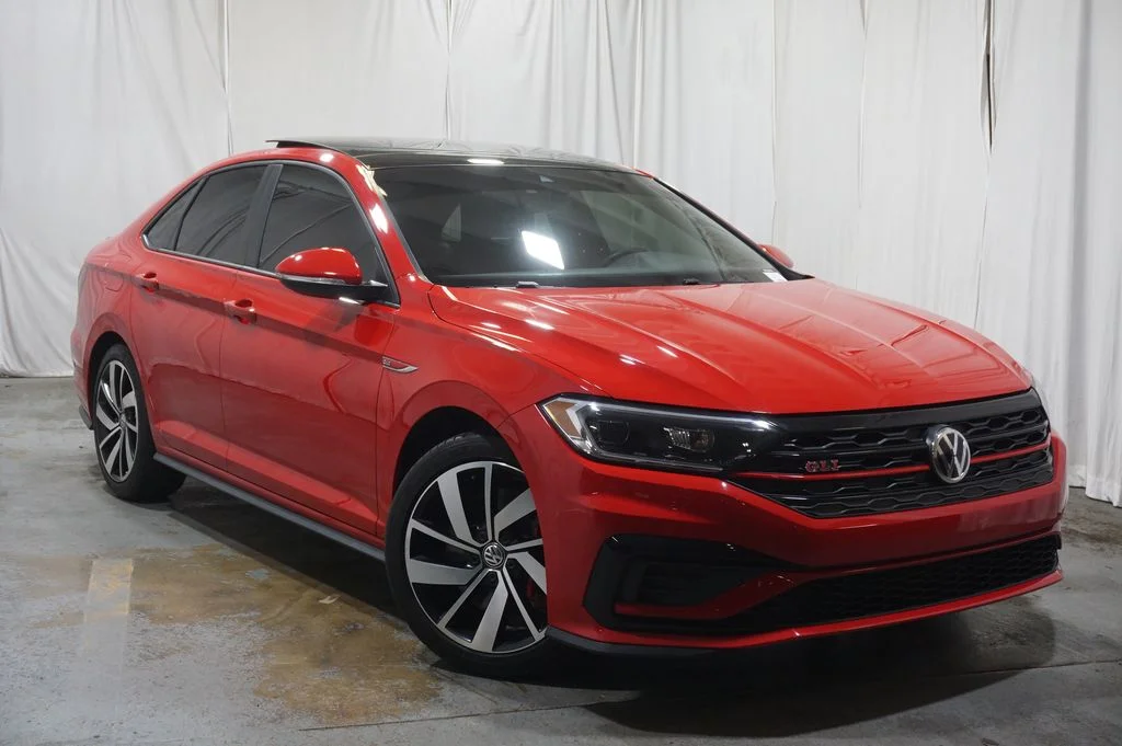 Certified Used 2021 Red Volkswagen 2.0T Autobahn image 3