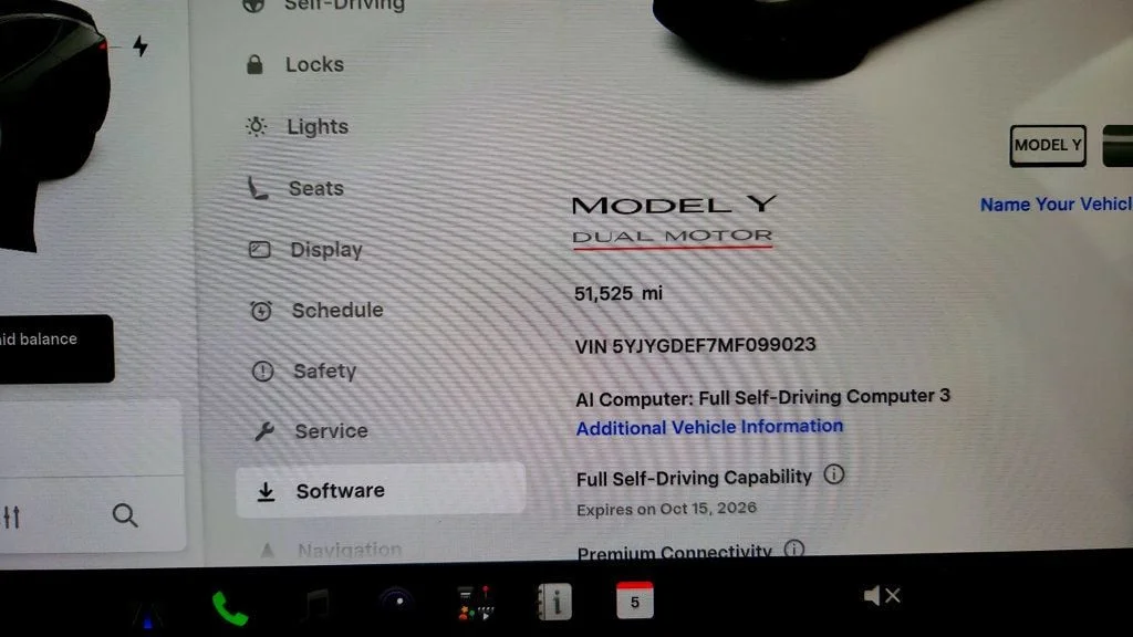 Used 2021 Solid Black Tesla Performance AWD w/ White & Black Premium Interior image 14