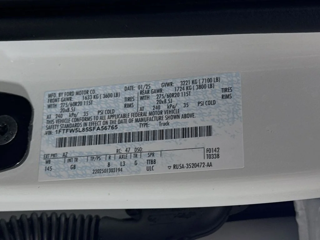 Certified Used 2025 Star White Ford LARIAT image 34