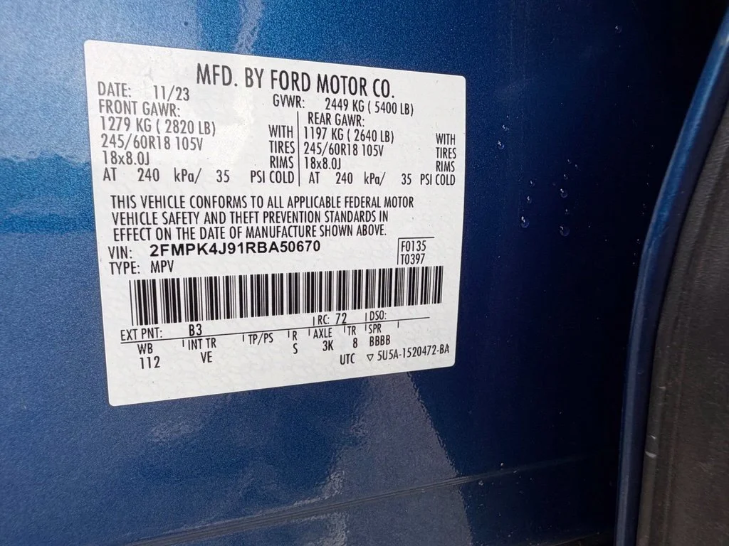 Used 2024 Blue Ford SEL image 50