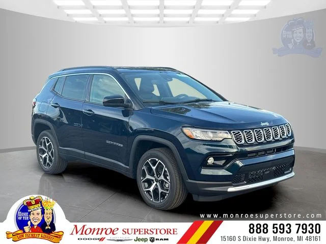 New 2026 Fathom Blue Pearl-Coat Exterior Paint Jeep Limited image 1